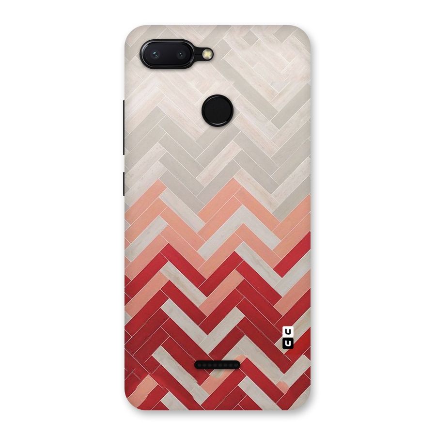 Reds and Greys Back Case for Redmi 6