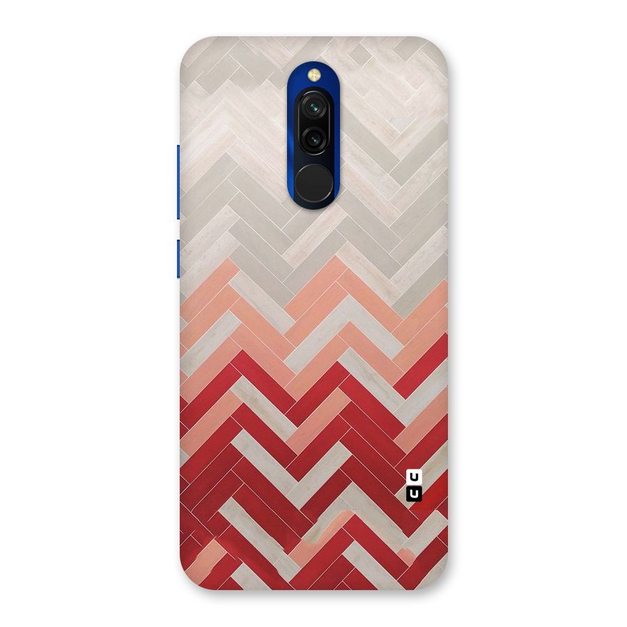 Reds and Greys Back Case for Redmi 8