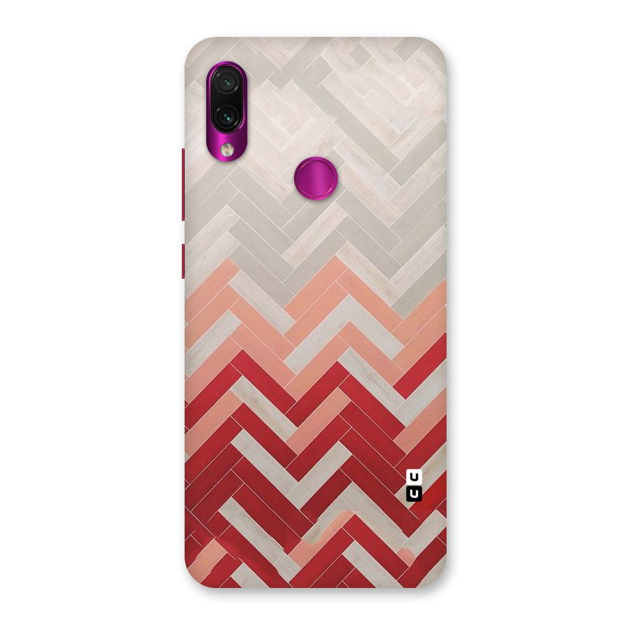 Reds and Greys Back Case for Redmi Note 7 Pro