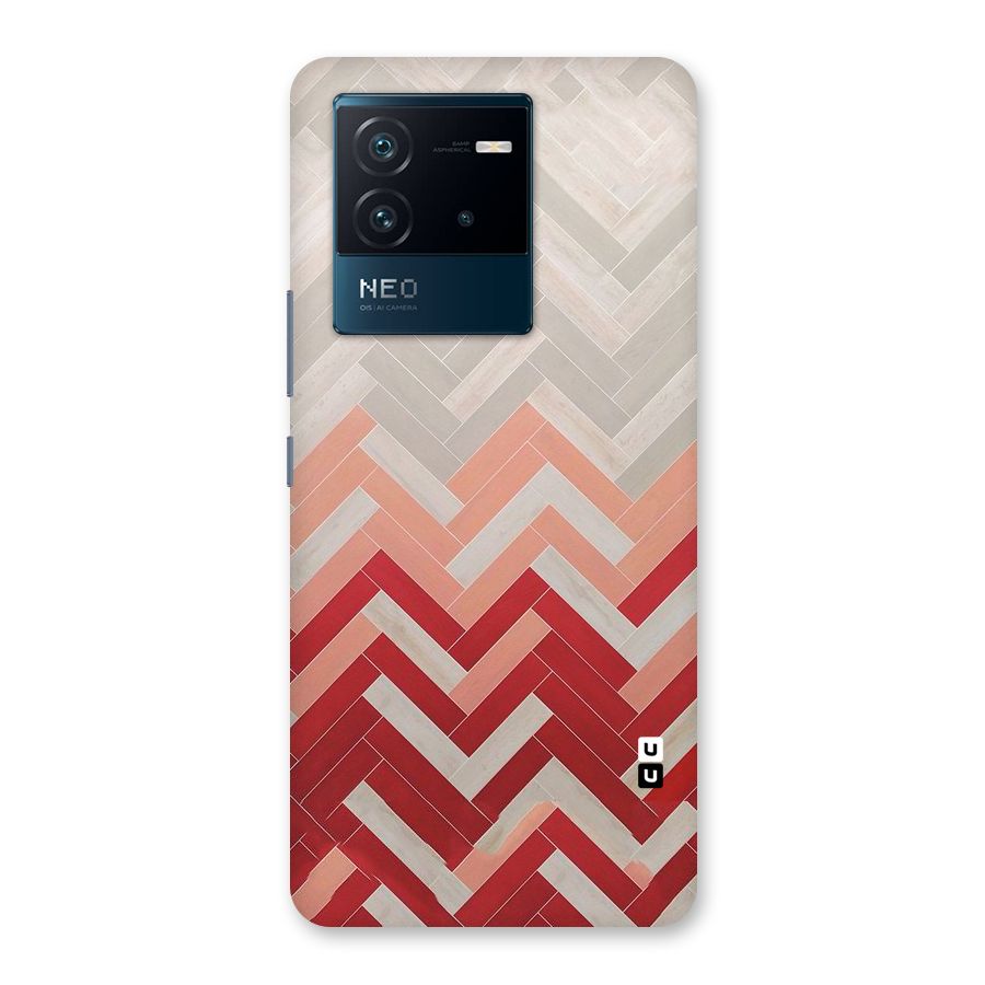Reds and Greys Back Case for Vivo iQOO Neo 6 5G