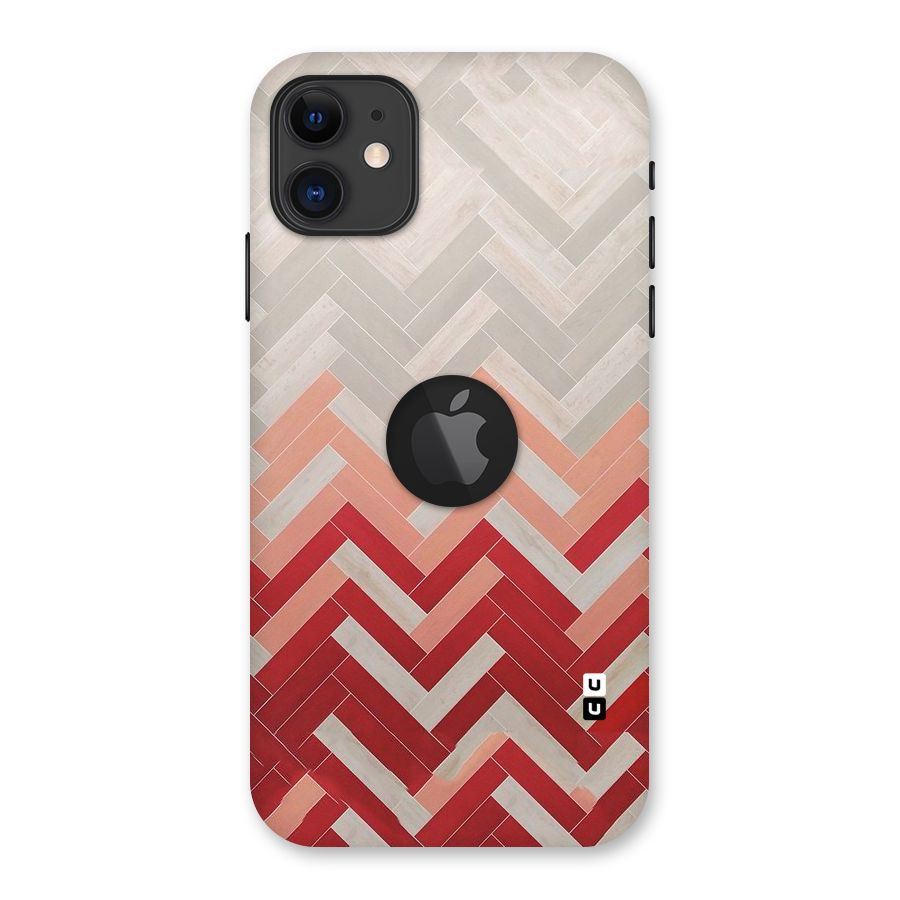 Reds and Greys Back Case for iPhone 11 Logo Cut