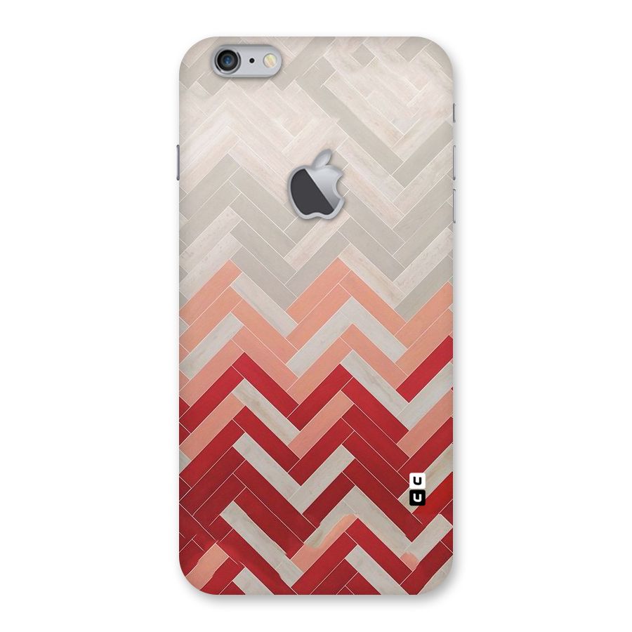 Reds and Greys Back Case for iPhone 6 Plus 6S Plus Logo Cut