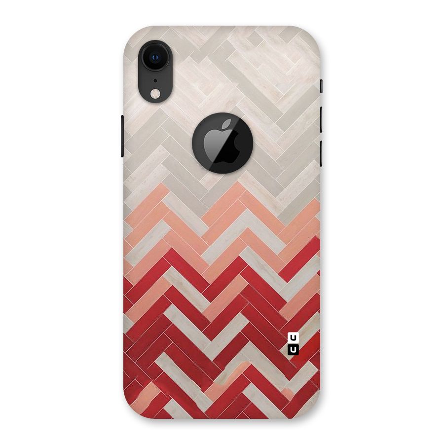 Reds and Greys Back Case for iPhone XR Logo Cut