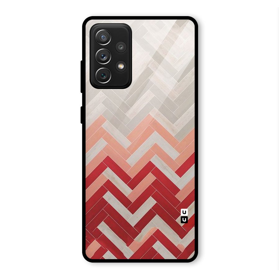 Reds and Greys Glass Back Case for Galaxy A72