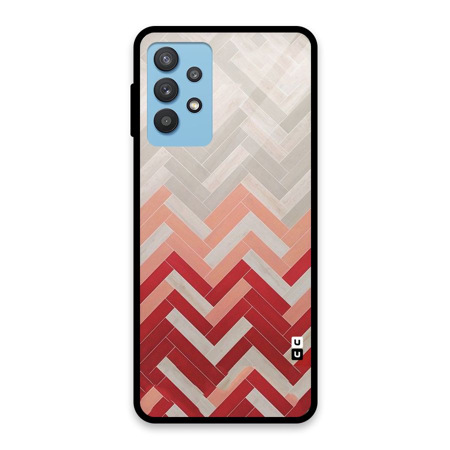 Reds and Greys Glass Back Case for Galaxy M32 5G