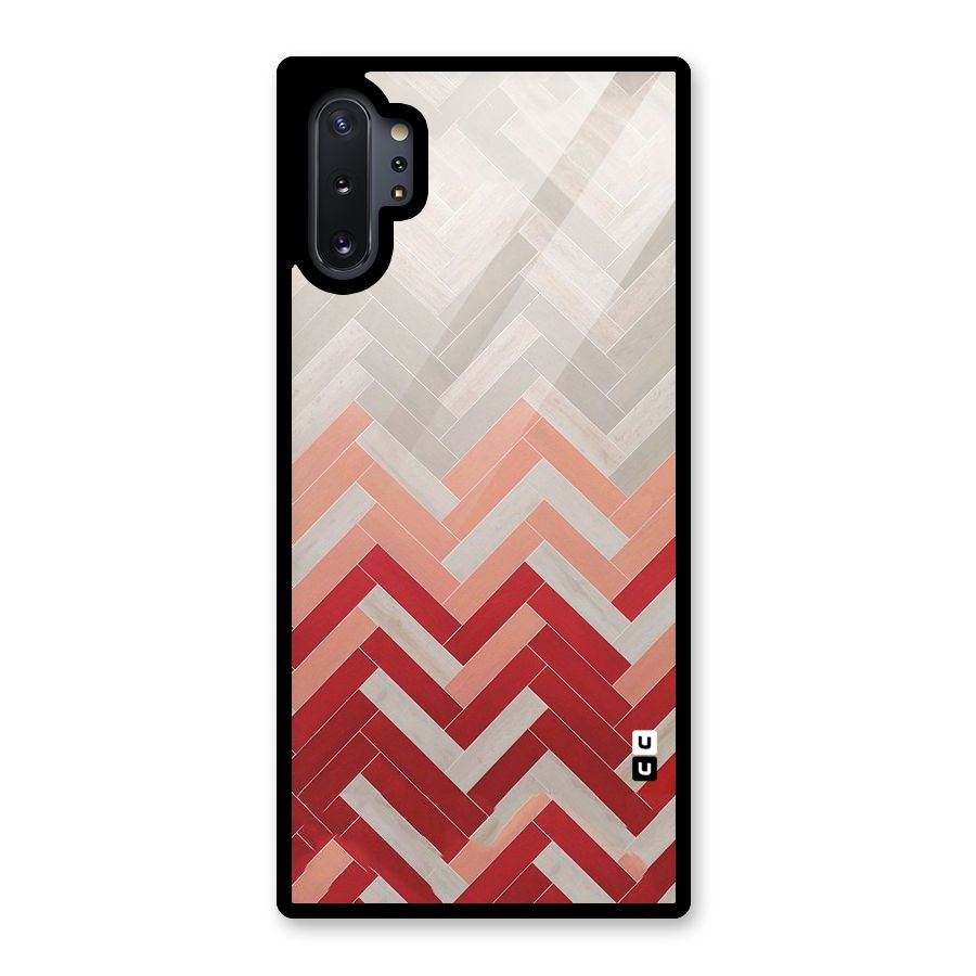 Reds and Greys Glass Back Case for Galaxy Note 10 Plus