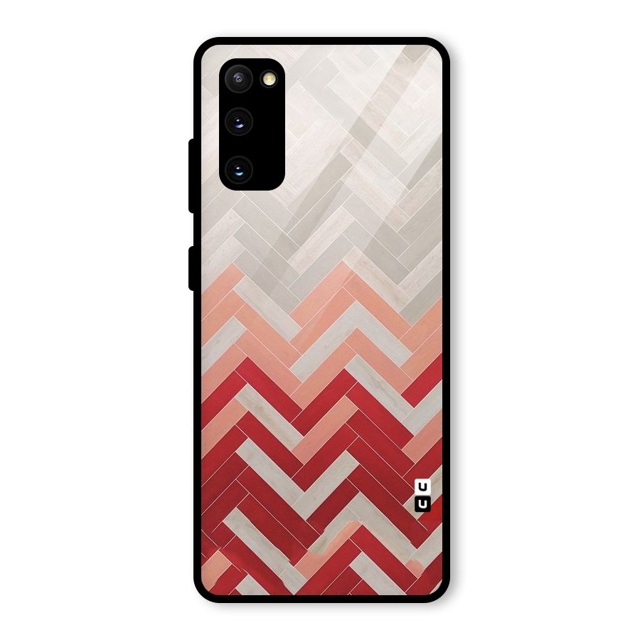 Reds and Greys Glass Back Case for Galaxy S20 FE