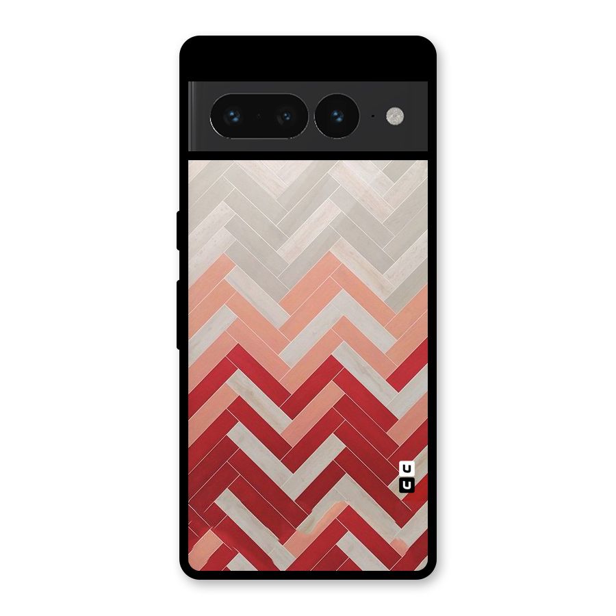 Reds and Greys Glass Back Case for Google Pixel 7 Pro