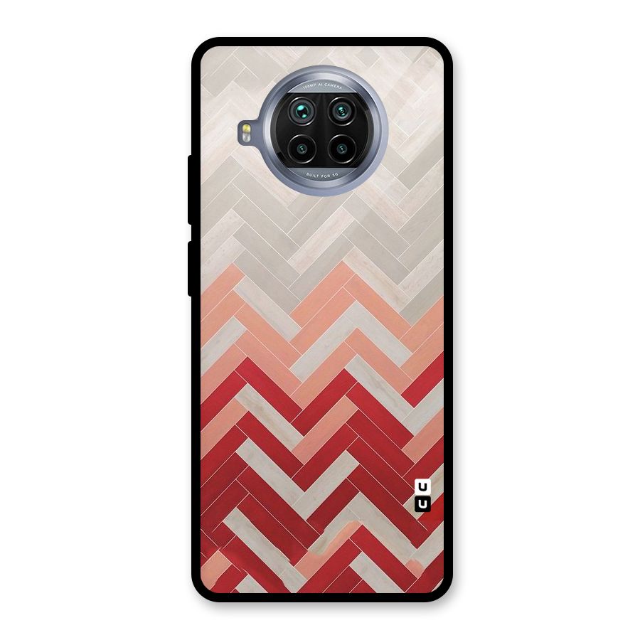 Reds and Greys Glass Back Case for Mi 10i