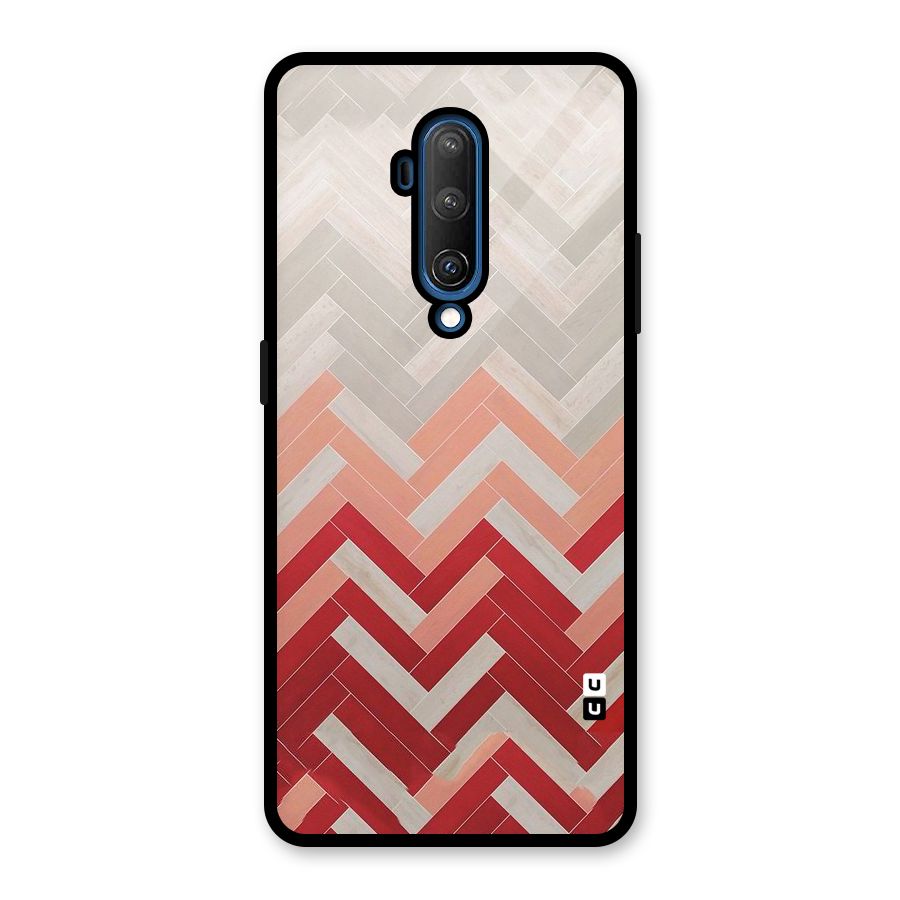 Reds and Greys Glass Back Case for OnePlus 7T Pro
