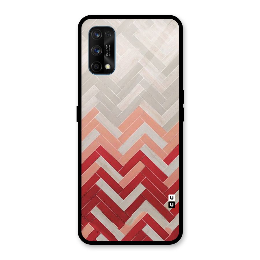 Reds and Greys Glass Back Case for Realme 7 Pro