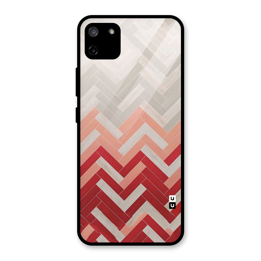 Reds and Greys Glass Back Case for Realme C11