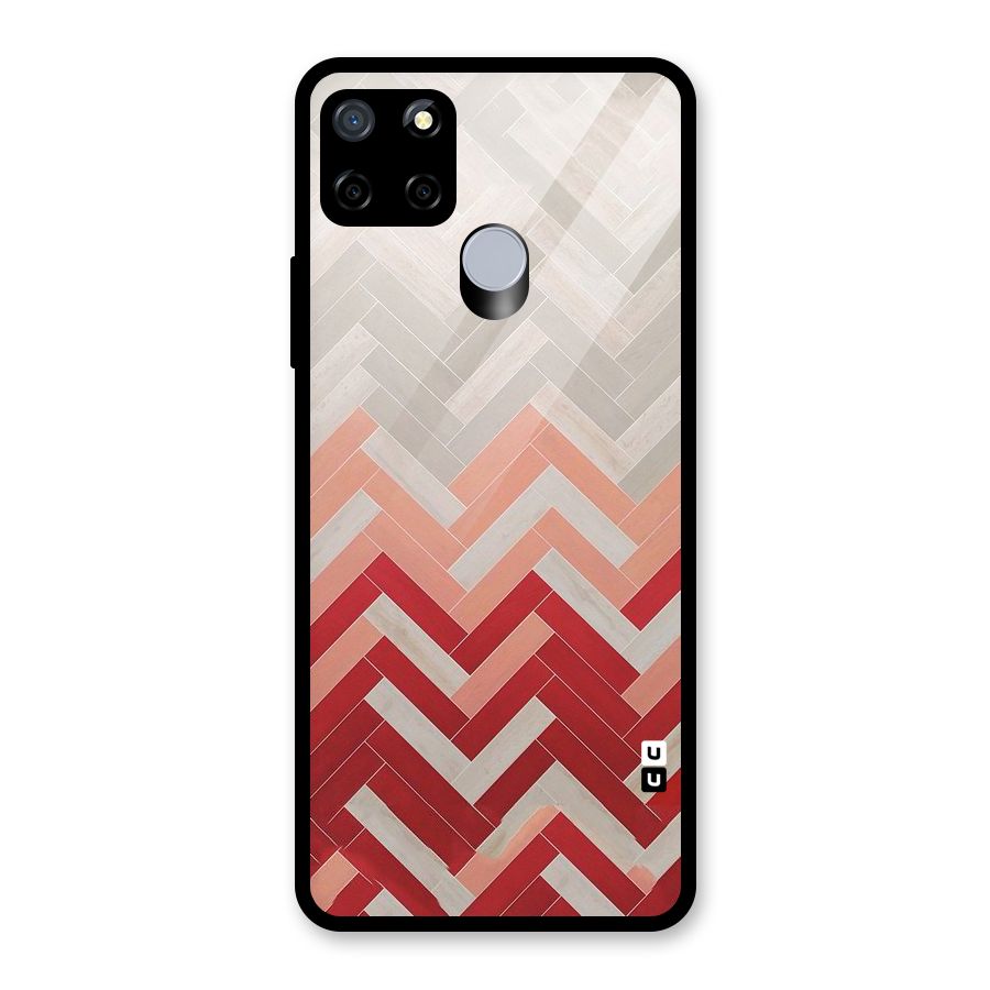 Reds and Greys Glass Back Case for Realme Narzo 20
