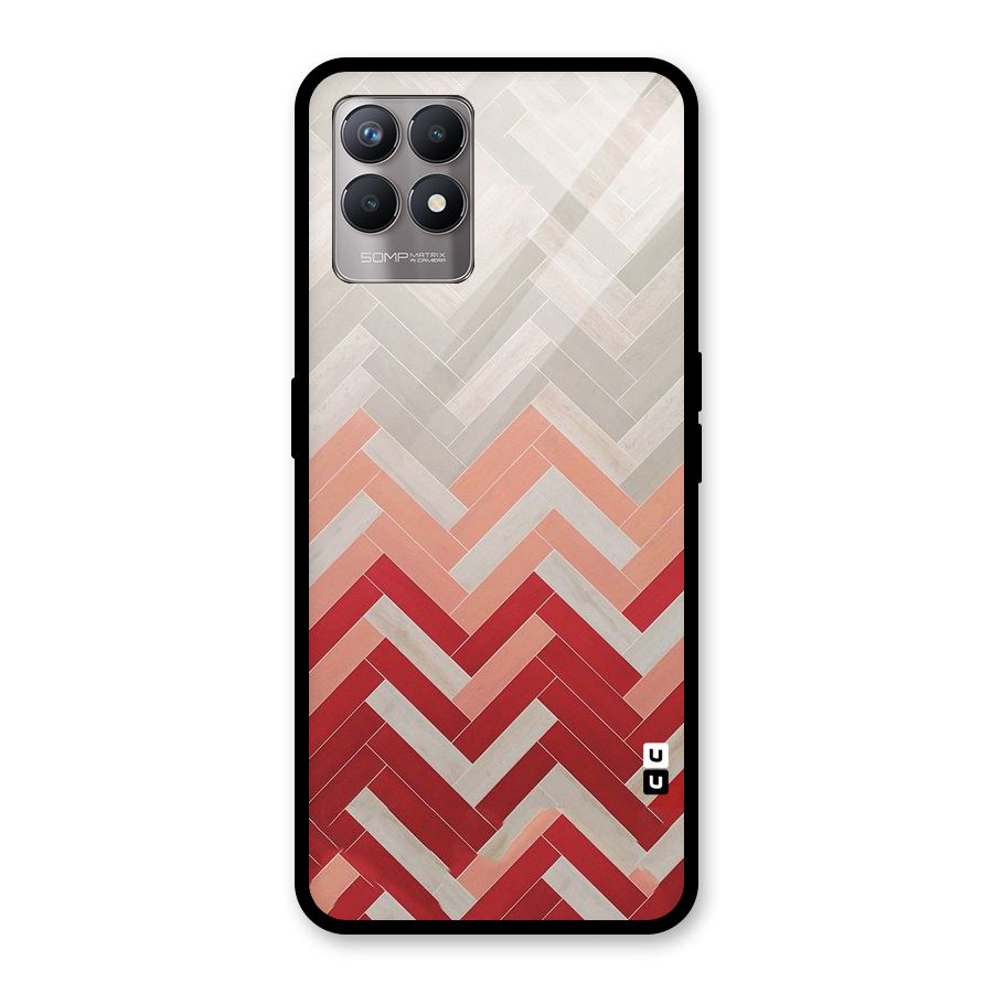 Reds and Greys Glass Back Case for Realme Narzo 50