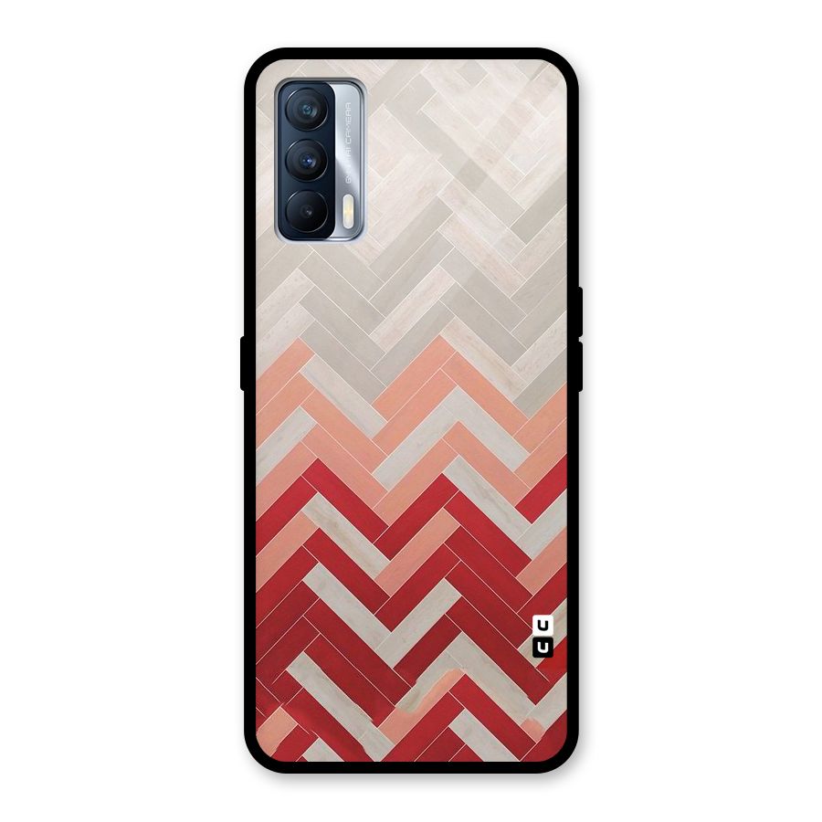 Reds and Greys Glass Back Case for Realme X7