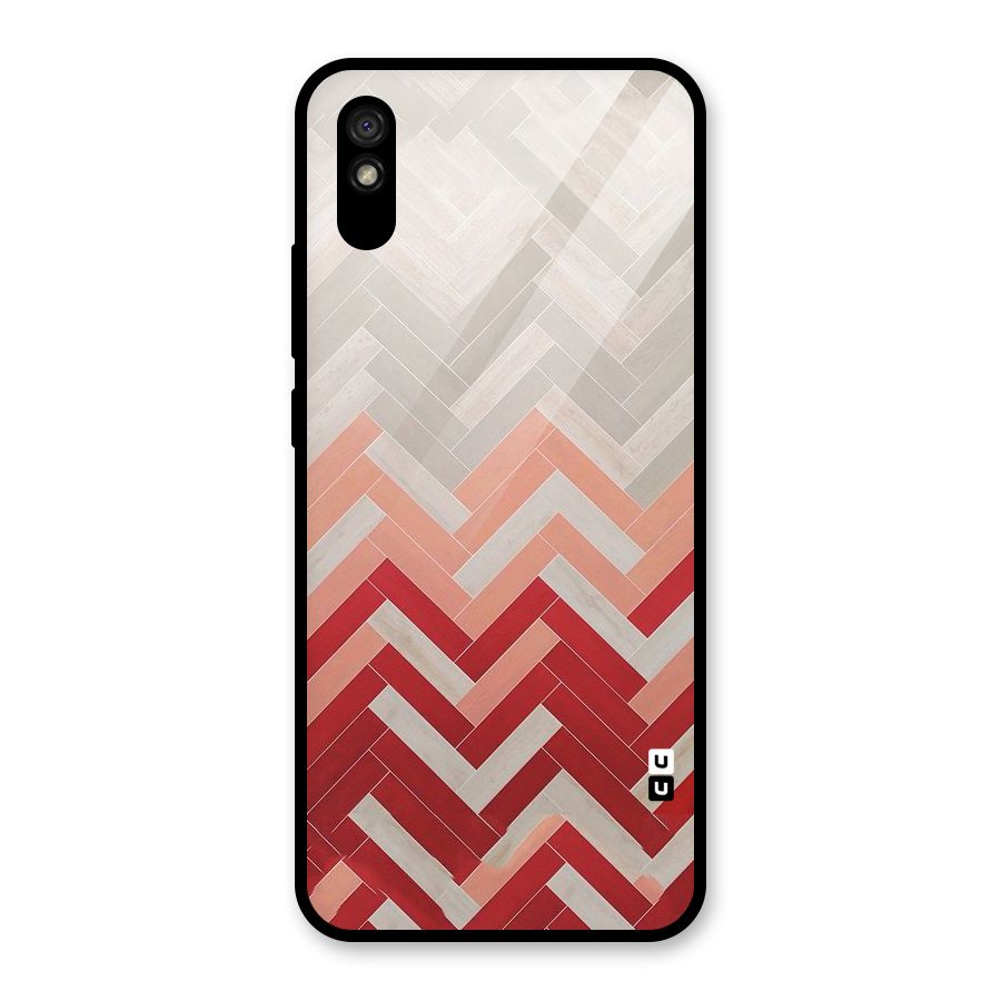 Reds and Greys Glass Back Case for Redmi 9A