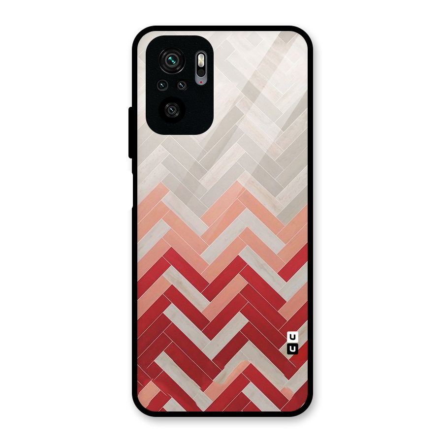 Reds and Greys Glass Back Case for Redmi Note 10S