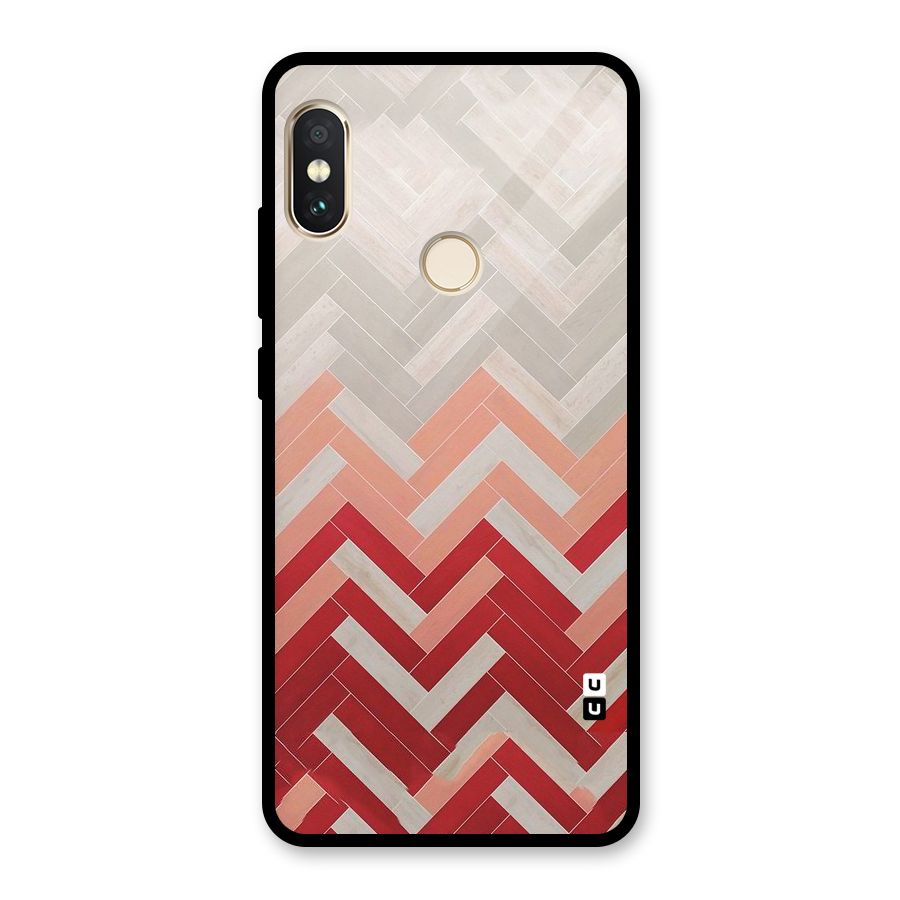 Reds and Greys Glass Back Case for Redmi Note 5 Pro