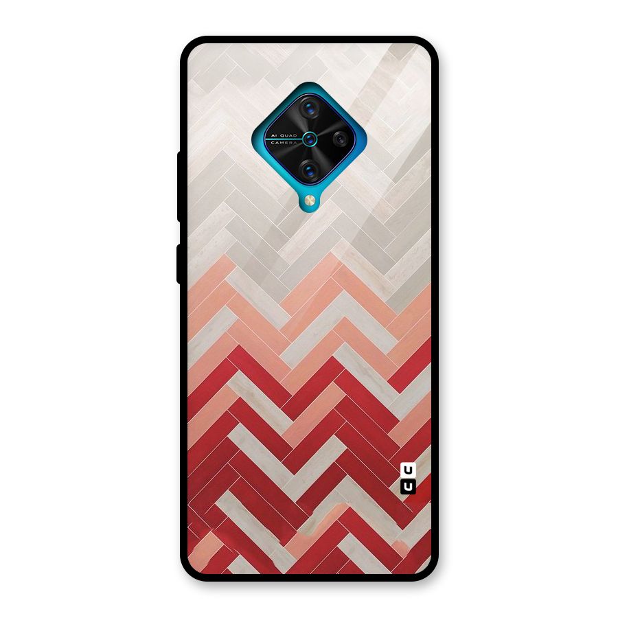 Reds and Greys Glass Back Case for Vivo S1 Pro