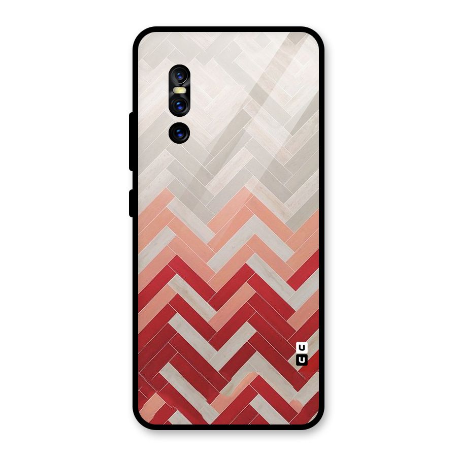 Reds and Greys Glass Back Case for Vivo V15 Pro