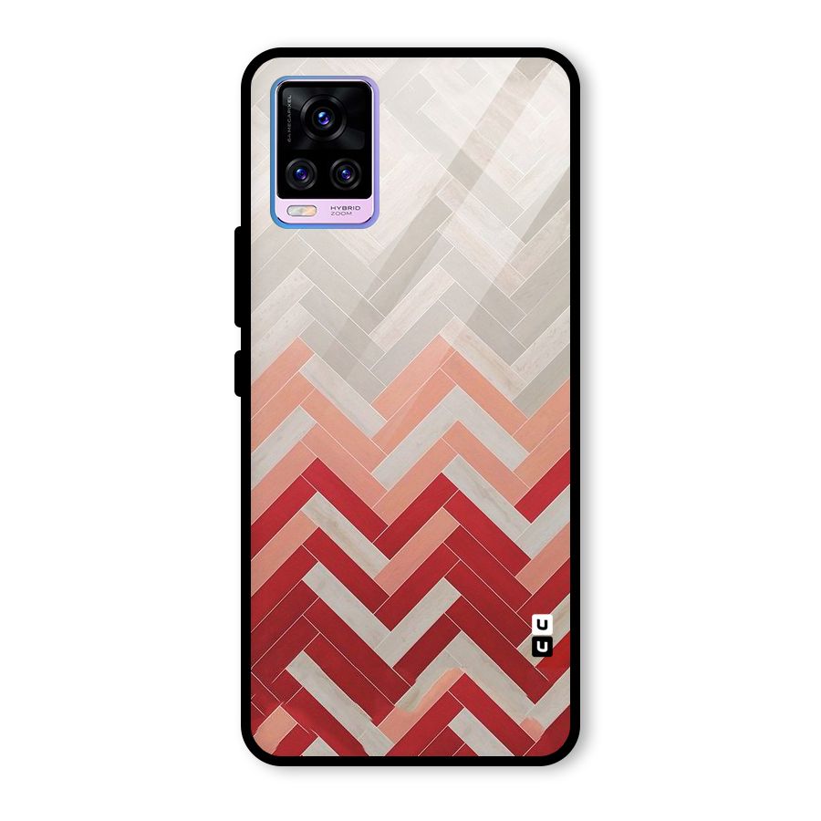 Reds and Greys Glass Back Case for Vivo V20 Pro
