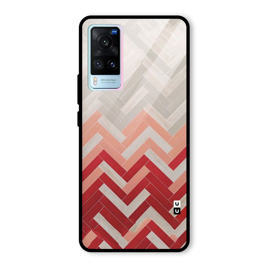 Reds and Greys Glass Back Case for Vivo X60