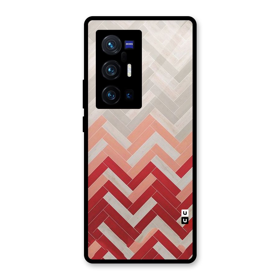 Reds and Greys Glass Back Case for Vivo X70 Pro Plus