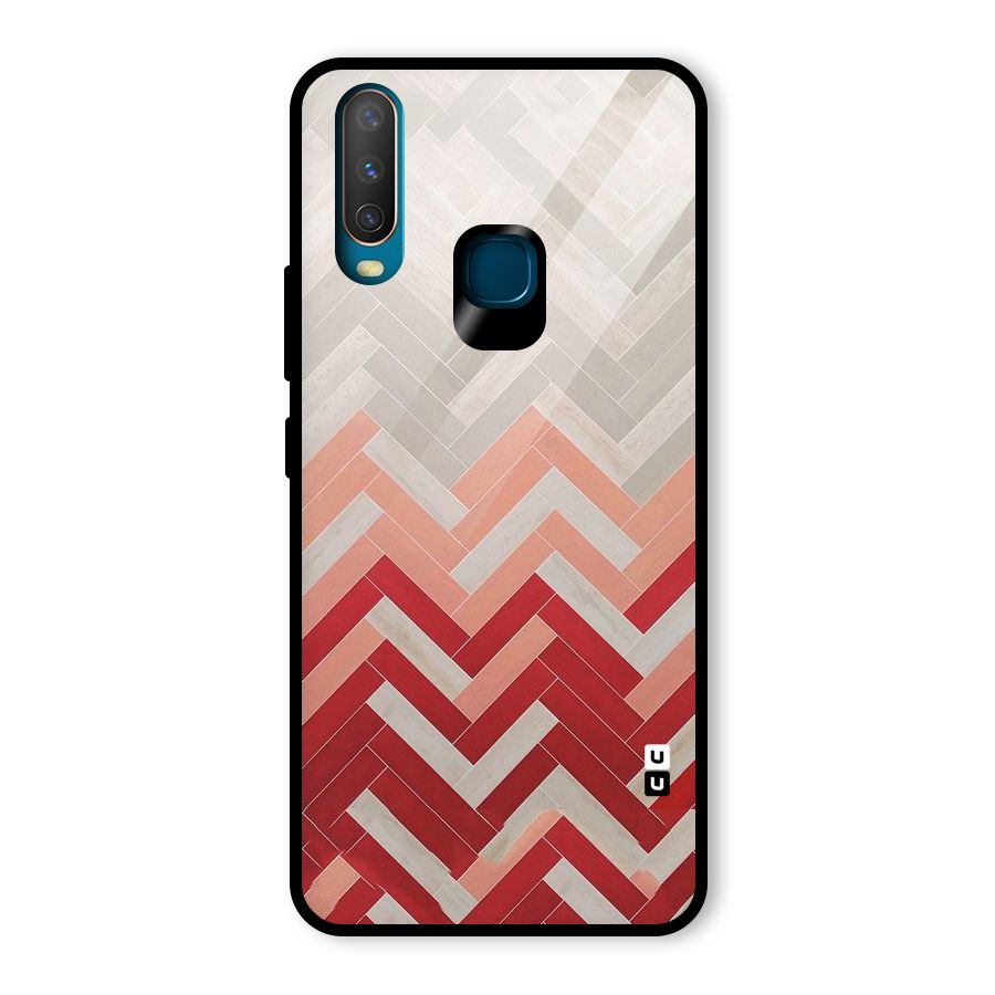 Reds and Greys Glass Back Case for Vivo Y17