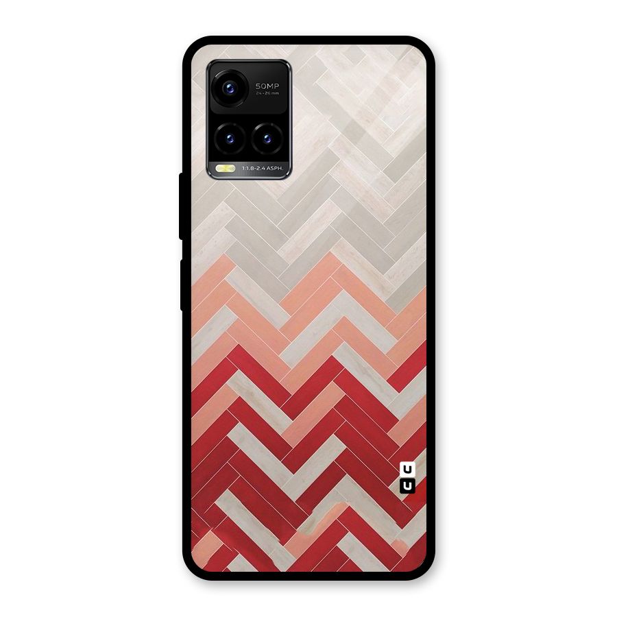 Reds and Greys Glass Back Case for Vivo Y21T