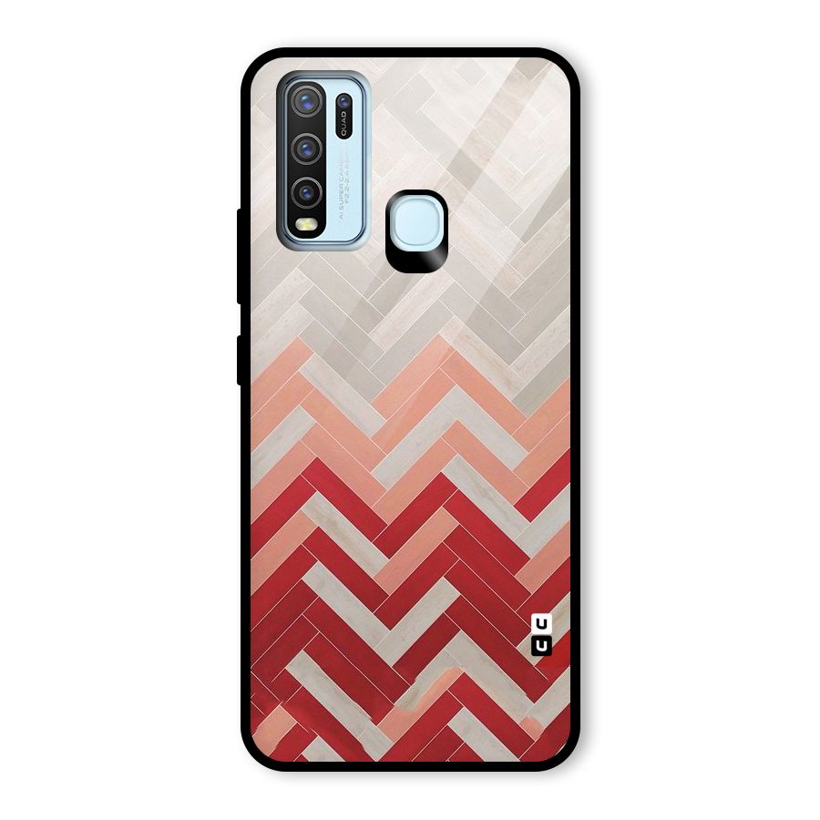 Reds and Greys Glass Back Case for Vivo Y50