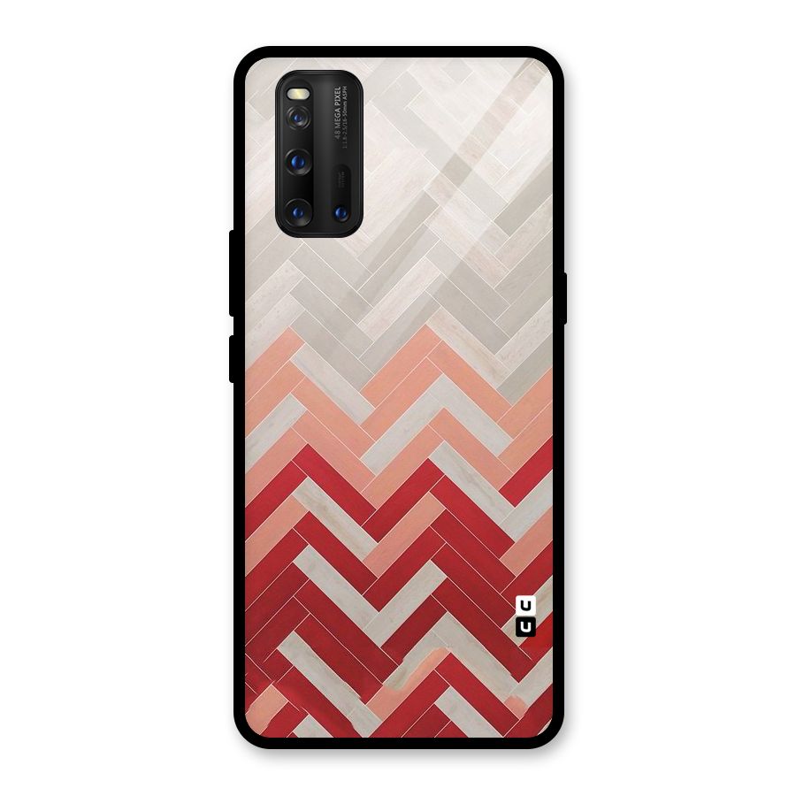 Reds and Greys Glass Back Case for Vivo iQOO 3