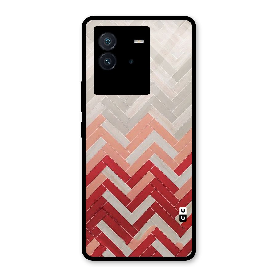 Reds and Greys Glass Back Case for Vivo iQOO Neo 6 5G