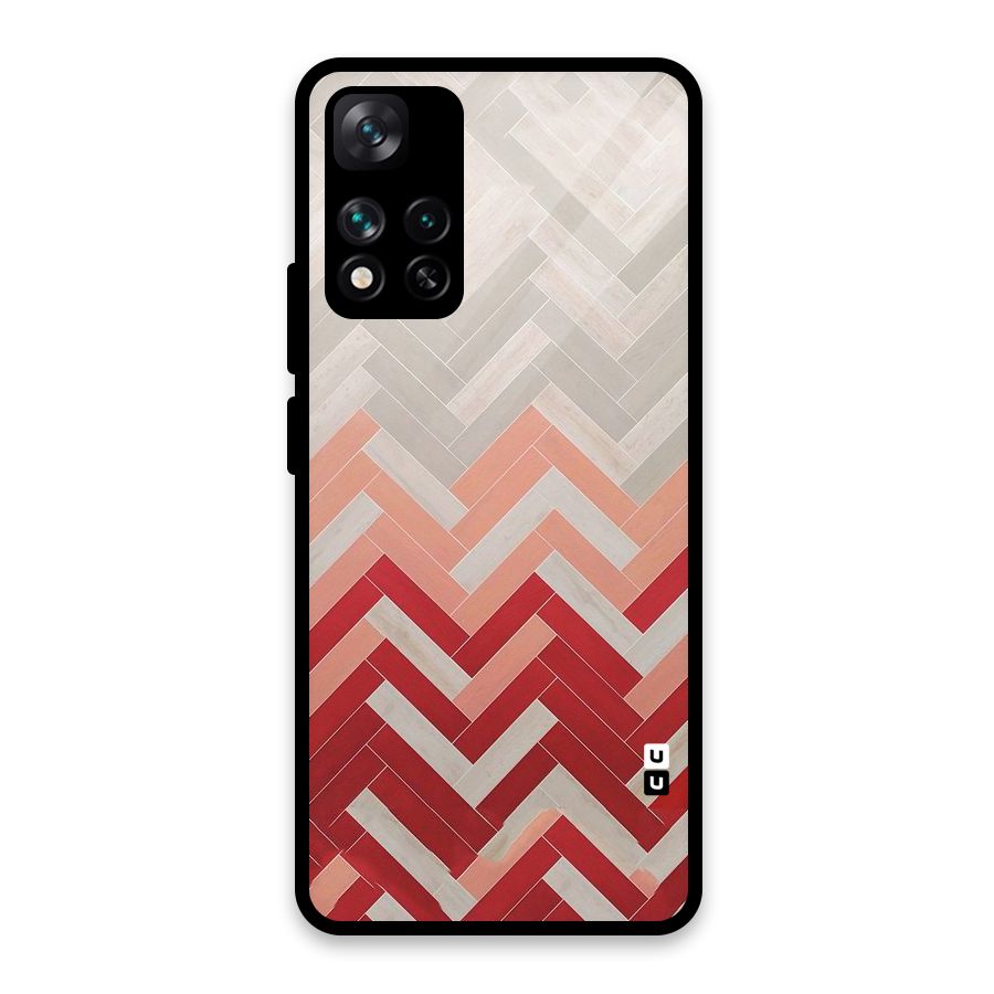 Reds and Greys Glass Back Case for Xiaomi 11i HyperCharge 5G