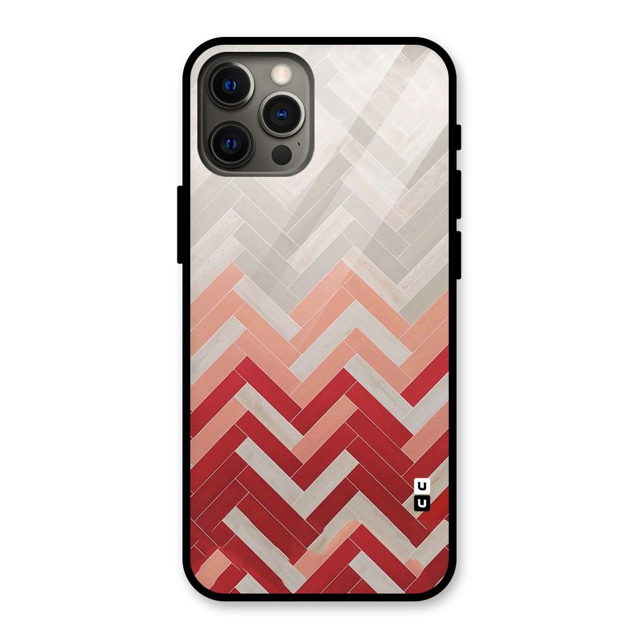 Reds and Greys Glass Back Case for iPhone 12 Pro Max