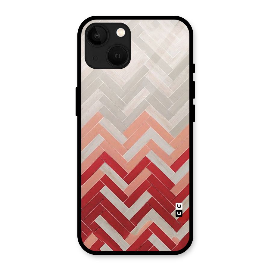 Reds and Greys Glass Back Case for iPhone 13