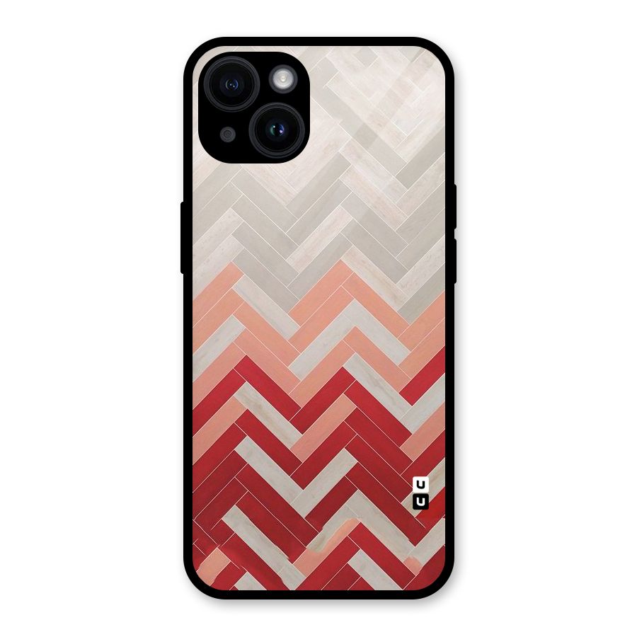 Reds and Greys Glass Back Case for iPhone 14