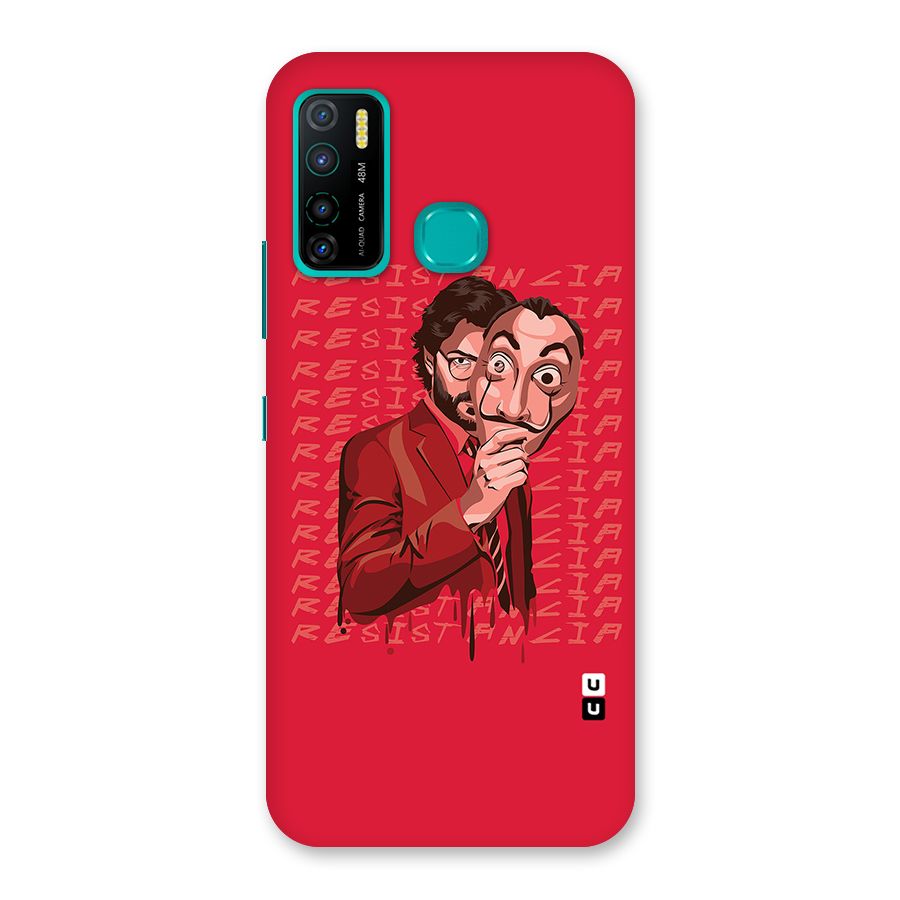 Resistancia Professor Art Back Case for Infinix Hot 9 Pro