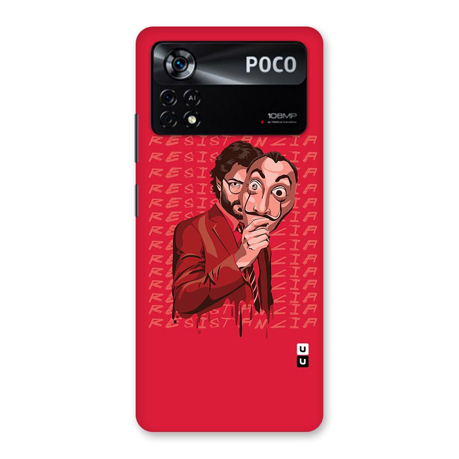 Resistancia Professor Art Back Case for Poco X4 Pro 5G