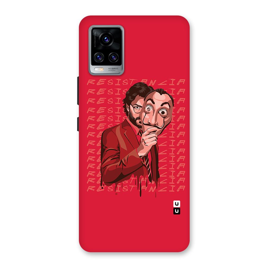 Resistancia Professor Art Back Case for Vivo V20 Pro