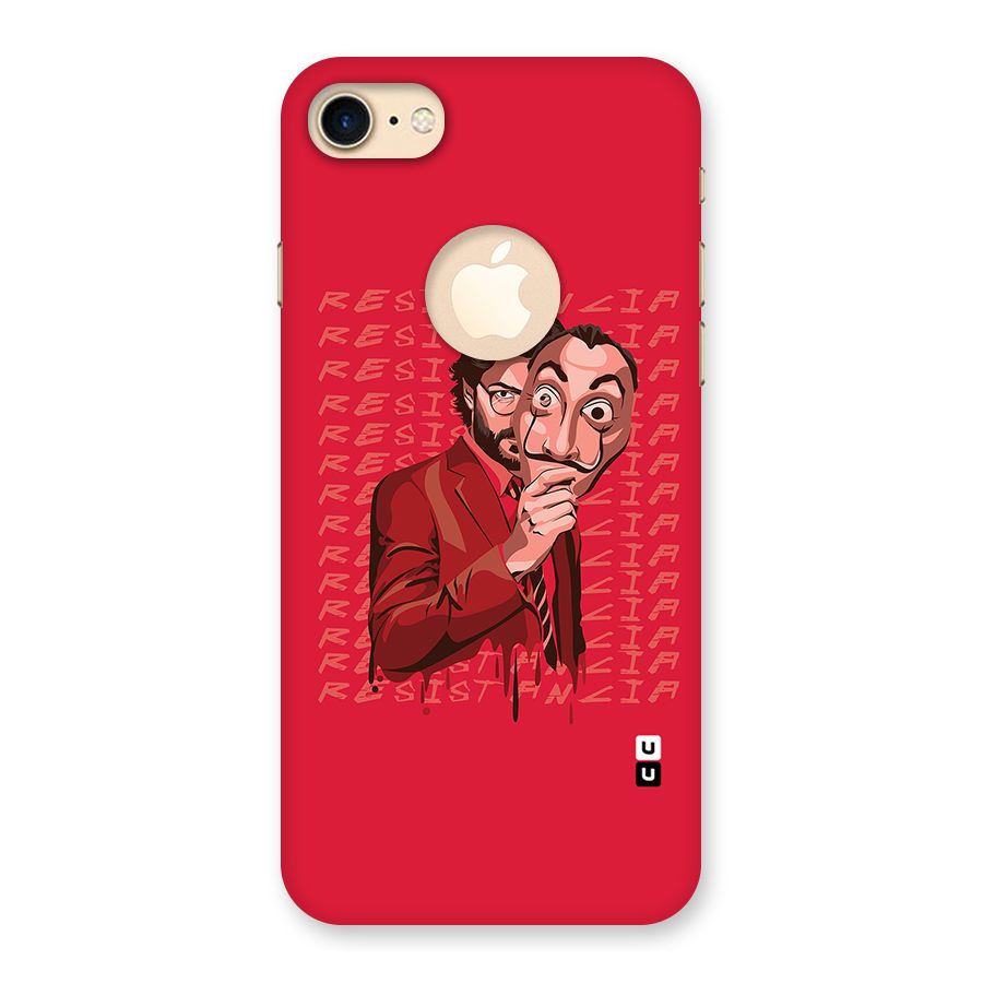 Resistancia Professor Art Back Case for iPhone 7 Logo Cut