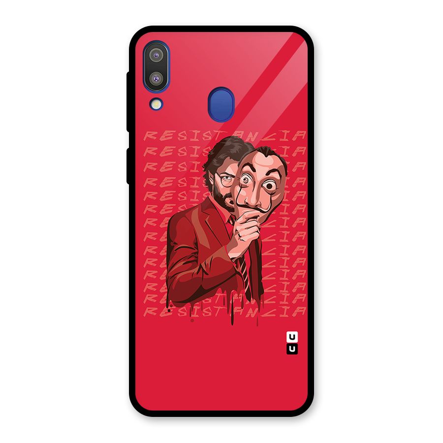Resistancia Professor Art Glass Back Case for Galaxy M20