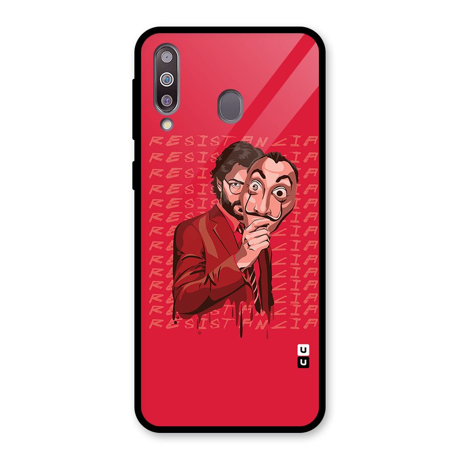 Resistancia Professor Art Glass Back Case for Galaxy M30