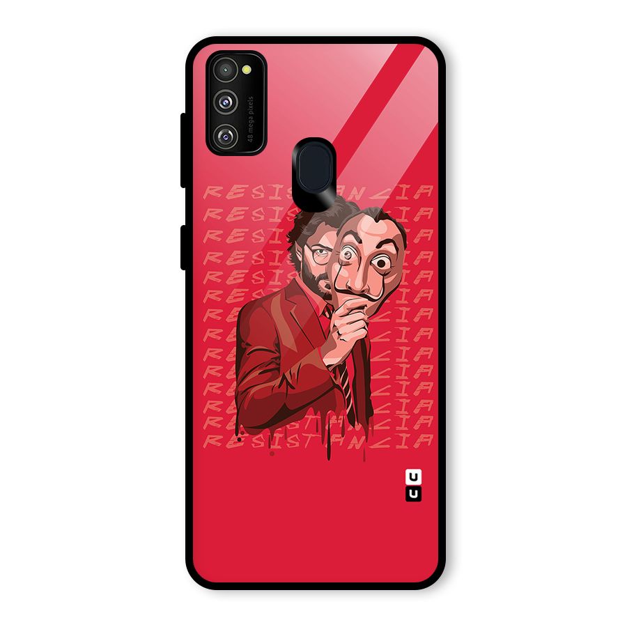 Resistancia Professor Art Glass Back Case for Galaxy M30s