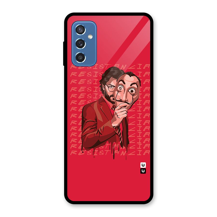 Resistancia Professor Art Glass Back Case for Galaxy M52 5G