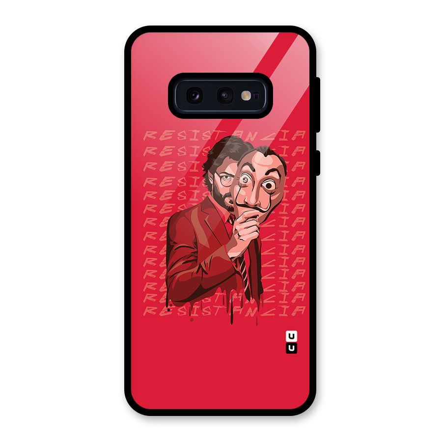 Resistancia Professor Art Glass Back Case for Galaxy S10e