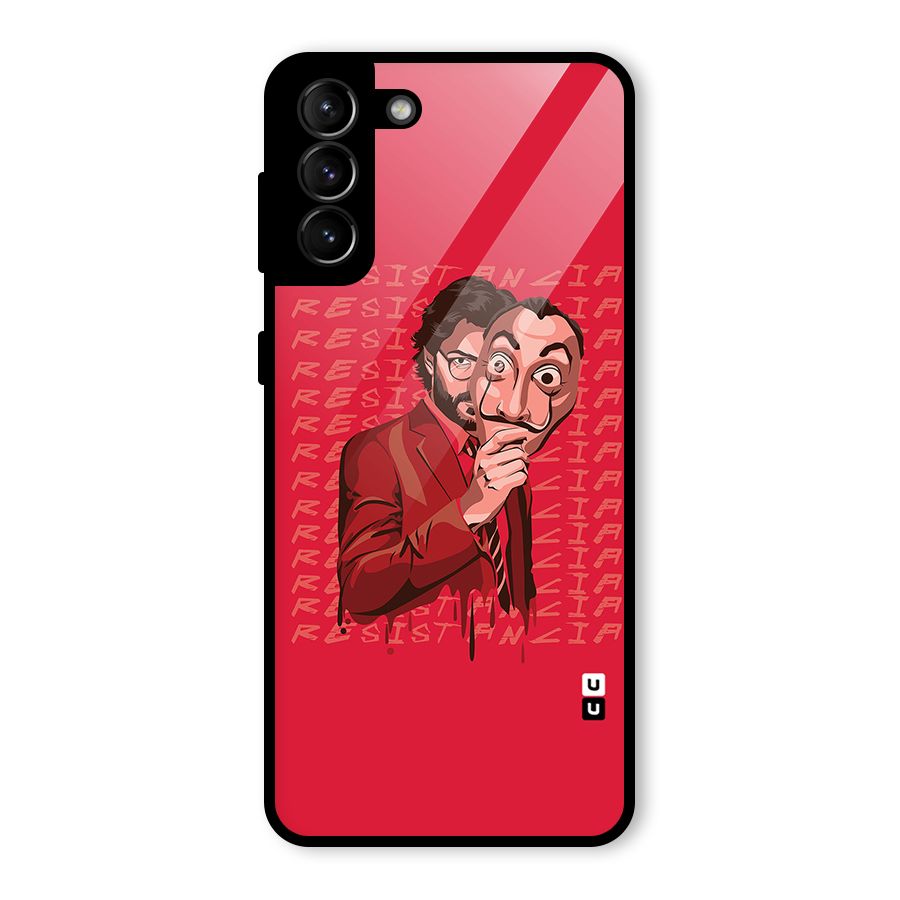 Resistancia Professor Art Glass Back Case for Galaxy S21 Plus