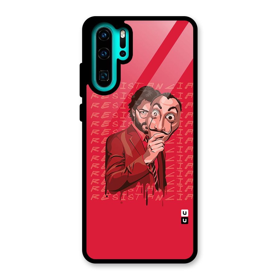 Resistancia Professor Art Glass Back Case for Huawei P30 Pro
