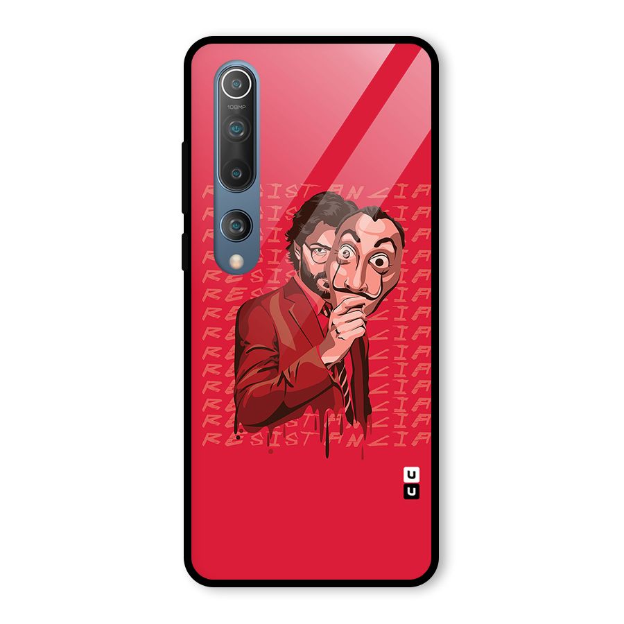 Resistancia Professor Art Glass Back Case for Mi 10