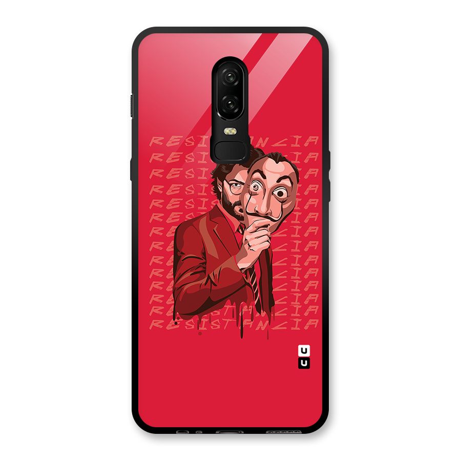 Resistancia Professor Art Glass Back Case for OnePlus 6