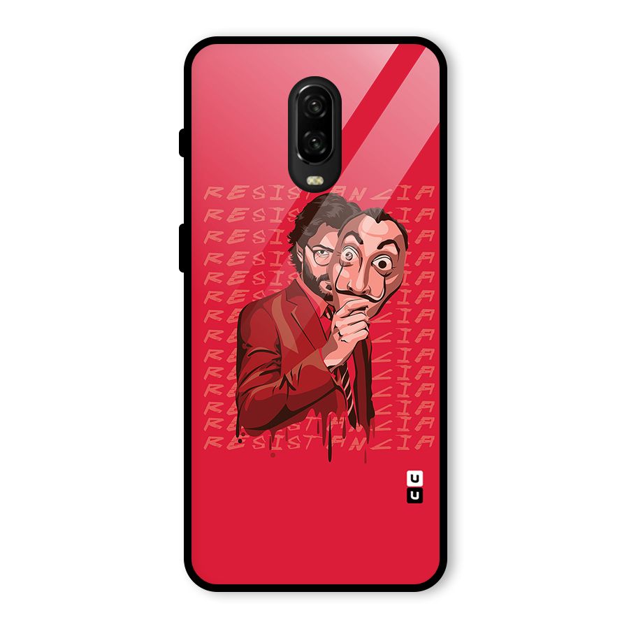 Resistancia Professor Art Glass Back Case for OnePlus 6T